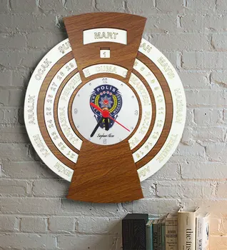 Personalized Cop Themed Infinite Maya Calendar Wall Clock-2 
Personalized Cop Themed Infinite Maya Calendar Wall Clock-2