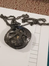 Reloj de bolsillo clásico para hombre y mujer, pulsera de cuarzo con forma de ojo, Ojos de dragón, collar de Lobo, cadena, regalos colgantes, nuevo