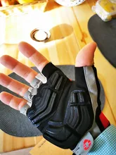 INBIKE-guantes medio dedo de ciclismo almohadilla a prueba de golpes, Para deporte, verano, gimnasio y ciclismo de montaña