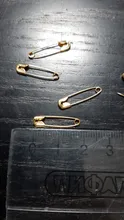 50 ?Small Tiny Gold Metal Steel Mini Safety Pins 2 ?CM 20 ?MM