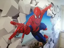 Custom Wallpaper Mural Decoration-Poster Bedroom Cartoon Childrens Creative 3D Themed