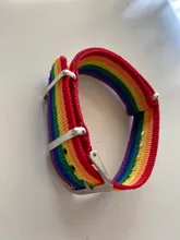 Pulseras bisexuales trenzadas para hombres y mujeres, pulseras trenzadas del orgullo de los homosexuales, del arco iris de Nepal, joyería de amistad