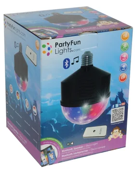 Lamp with light and speaker embedded E27 Party Fun effects Lights
Lamp with light and speaker embedded E27 Party Fun effects Lights