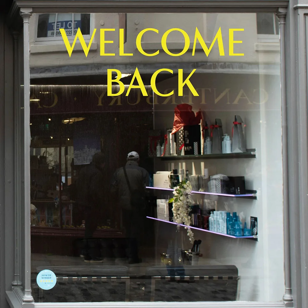 Welcome Back Shop Window Vinyl Sticker Text Patterns Wall Decals DIY Art New Fashion
Welcome Back Shop Window Vinyl Sticker Text Patterns Wall Decals DIY Art New Fashion