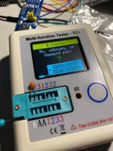 LCR-TC1 1,8 Pantalla TFT LCD Multi-Medidor de Transistor Tester de triodo condensador resistencia medidor de prueba ESR LCR NPN PNP MOSFET de bacalao