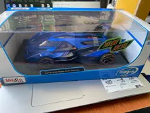 Maisto-Aleación Azul de GRAN oferta, modelo de fundición a presión, GRAN TURISMO, Lamborghini V12 VISION, regalo de colección, 1:18