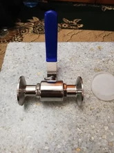 Sanitary-Ball-Valve Tri-Clamp 304-Stainless-Steel Diary-Product 19mm for Homebrew 3/4-Ferrule-Type