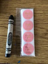 Pegatinas de agradecimiento, 100 Uds. Por apoyar mi etiqueta de pequeño negocio, pegatinas para embalaje, decoración estacionaria