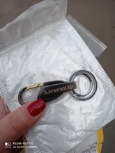 Llavero con rótulo personalizado para hombre, llavero colgado de la cintura, soporte para llaves para matrícula de coche, Logo antipérdida, K372B