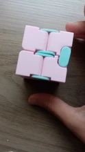 Cubo infinito antiestrés para adultos, cubo mágico de oficina con tapa, rompecabezas cúbico, juguetes para autismo, relajante, 2019