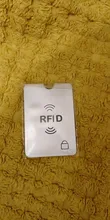 Funda de aluminio con bloqueo NFC para tarjetas de Anti RFID, funda con tarjetero, protección antirrobo para billetera plateada