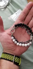 Pulsera de acero inoxidable con cuentas de ojo de tigre para hombre, cadena de eslabones de acero inoxidable, brazalete de Yoga, joyería para hombre 2020