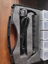 Máquina profesional de reparación de parachoques de coche, grapadora caliente, sistema de reparación de plástico, soldadura, juego de herramientas de reparación de garaje de automóviles con funda