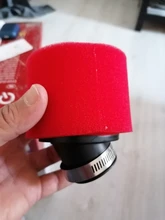 Esponja para filtro de aire, limpiador para Scooter, Dirt Pit Bike, motocicleta, Kayo BSE, color rojo, 32mm, 35mm, 38mm, 42mm, 45mm, 48mm