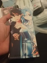 Anime Demon Slayer Kimetsu no Yaiba-billetera larga de cuero PU, monedero con soporte para varias tarjetas de dibujos animados, Kamado, Tanjirou