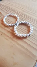 6mm/8mm/10mm howlita Natural blanca pulsera de cuentas de piedra con una cuerda elástica pulsera de las mujeres de los hombres pulsera de encanto de moda