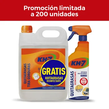KH-7 PROMOTIONAL PACK DEGREASER 5L + DISINFECTANT GREASE remover 750ML 
KH-7 PROMOTIONAL PACK DEGREASER 5L + DISINFECTANT GREASE remover 750ML