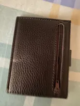 Bolsa de tarjeta de crédito de negocios con cremallera y cerrojo para hombre, monedero multifunción de alta calidad de cuero PU, monedero, portadores de identificación, 2020