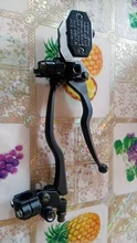 CVO GN125 de la motocicleta Universal Negro palanca de embrague cilindro maestro de freno de la motocicleta cilindro maestro de freno hidráulico de acceso