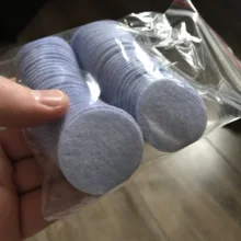 Premium-Gun Cleaning-Patches Green Softness 5cm Biodegradable World-Dia High-Absorbency