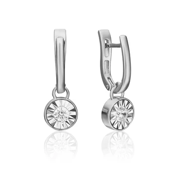 585 sterling gold earrings, platinum brand, art. 02-4531-00-501-1120-38 
585 sterling gold earrings, platinum brand, art. 02-4531-00-501-1120-38