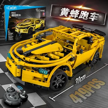 RC Series 419pcs Building Blocks Technic Car Model 2.4GHz Electric Remote Control Racing Racer Bricks Supercar Toys For Children
RC Series 419pcs Building Blocks Technic Car Model 2.4GHz Electric Remote Control Racing Racer Bricks Supercar Toys For Children