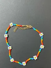 HangZhi-flores acrílicas de Margarita para mujer y niña, dulces y coloridas, coreanas, bohemio con cuentas collares de clavícula, joyería 2020