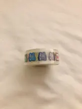 Lindo gato serie familiar diario Washi Tape Scrapbooking DIY etiqueta Kawaii cinta adhesiva de PET cinta de la Oficina de la Escuela de