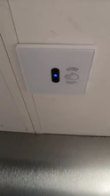 SMATRUL-Interruptor de luz de pared inteligente con Sensor infrarrojo, Panel de pantalla de vidrio, sin línea de fuego, fuente de alimentación de 220V, 10A, UE, Reino Unido