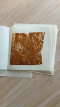 Hojas de oro de 24K para decoración de tartas, hojas de papel de aluminio comestible para manualidades, diseño dorado, envoltura de regalo de papel, álbum de recortes, 10 Uds.