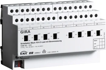Gira KNX actor 8-channel 16 a control of current power veshm ruchn UPR DIN rail 104600 
Gira KNX actor 8-channel 16 a control of current power veshm ruchn UPR DIN rail 104600