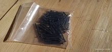 Tornillos de rosca autoempotrados, cabeza de acero negro Phillips, M3, M4, M5 x l, 50 Uds./25 uds.