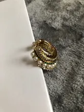 Pendientes de Clip en forma de C para mujer, Perla moderna, Color dorado, joyería de boda para fiesta, sin perforaciones, apilable, CZ, 2020