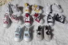 Tilda zapatillas de lona de 5,5 cm para muñecas Paola Reina Minifee Corolle,Toy Bjd Doll zapatos deportivos para EXO KPOP muñecos de peluche de juguete