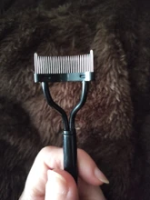 AY 2020-rizador de pestañas, separador de maquillaje para pestañas, cepillo de Metal plegable, peine, rímel, rizador, herramienta de maquillaje de belleza