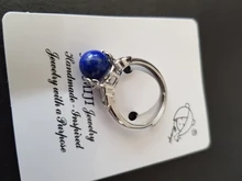 Anillos de piedra Natural giratorio para mujer, anillos de cristal ajustables, hechos a mano, regalos para fiesta de cumpleaños, venta al por mayor