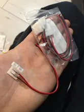 10 unids/lote 8mm 10mm conectar empalme 2-de potencia de adaptador de conector para 3528/5050/5630 tira de Led de alambre con PCB