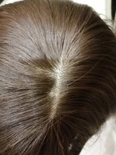 HENRY MARGU-Peluca de cabello sintético para dama, cabellera artificial ondulado con degradado, longitud media larga, color marrón y amarillo, fiesta de Cosplay, resistente al calor