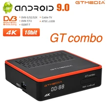 Android TV BOX GTMEDIA GT COMBO DVB-S2X+DVB-T2 H.265 10 Bit Satellite Terrestrial TV Receiver Decoder,M3U Googel Stock In Spain
Android TV BOX GTMEDIA GT COMBO DVB-S2X+DVB-T2 H.265 10 Bit Satellite Terrestrial TV Receiver Decoder,M3U Googel Stock In Spain