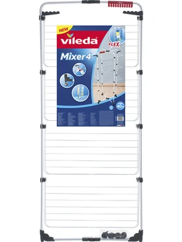 Vileda drying rack Mixer 4 adjustable tower and 4 Levels Ideal To tight spaces
Vileda drying rack Mixer 4 adjustable tower and 4 Levels Ideal To tight spaces