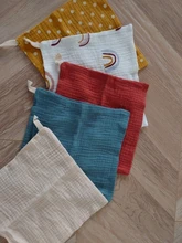 Toallas de muselina para bebés, paños faciales de mano, babero para Saliva, pañuelo, 54DA, 5 uds.