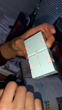 Rompecabezas cuadrado de cubo mágico infinito para niños y adultos, juguete de descompresión para aliviar el estrés, juego de mano divertido, laberinto de cuatro esquinas