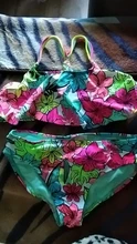 Trajes de baño con estampado Floral para niña, bañadores de dos piezas con volantes, Bikinis con múltiples tirantes