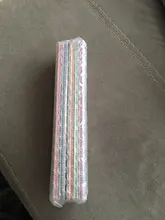 6pc mezclar archivos de uñas fuerte papel de lija lavable las uñas de Emery Board 80/100/150/180/240/320 Grit Lima un ongle manicura pulidora