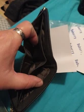 Cartera Vintage antirrobo RFID para hombre, bolsa con cierre, monedero con cremallera, billetera mágica, monedero corto de lujo