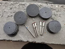 CMCP-disco de corte abrasivo de 32mm, con mandriles para accesorios Dremel, herramienta rotativa de corte de Metal, hoja de sierra, 54 Uds.