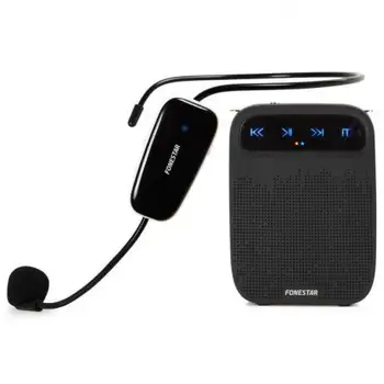 PORTABLE AMPLIFIER FONESTAR ALTA-VOZ-W - 18W MAX. -UHF WIRELESS MICROPHONE-RECORDER/USB PLAYER/MICROSD/MP3-BAT
PORTABLE AMPLIFIER FONESTAR ALTA-VOZ-W - 18W MAX. -UHF WIRELESS MICROPHONE-RECORDER/USB PLAYER/MICROSD/MP3-BAT