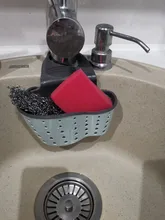 Useful Suction Cup Sink Shelf Soap Sponge Drain Rack Kitchen Sucker Storage Tool