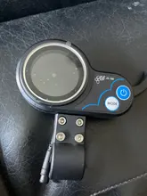 Pantalla LED con acelerador para patinete eléctrico, indicador de velocidad, kilometraje, batería, fallo rápido, Conector de 5 pines para Scooter Eléctrico sellador