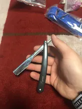 Afeitadora Manual profesional con filo recto, maquinilla de afeitar afilada de acero inoxidable, afeitadora plegable para barba con cuchilla, maquinilla de afeitar de seguridad